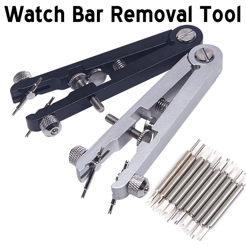 Spring Bar Tool Set - คีมถอดสปริงบาร์รูปตัววี เครื่องมือซ่อมนาฬิกา แหนบถอดสปริงพิน ตัวถอดหมุดสายนาฬิกา