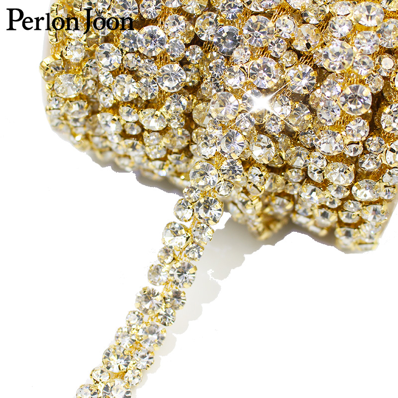 ประกายเพชรคริสตัล Rhinestone T - Perlon Strap Woven บทวิจารณ์และราคา