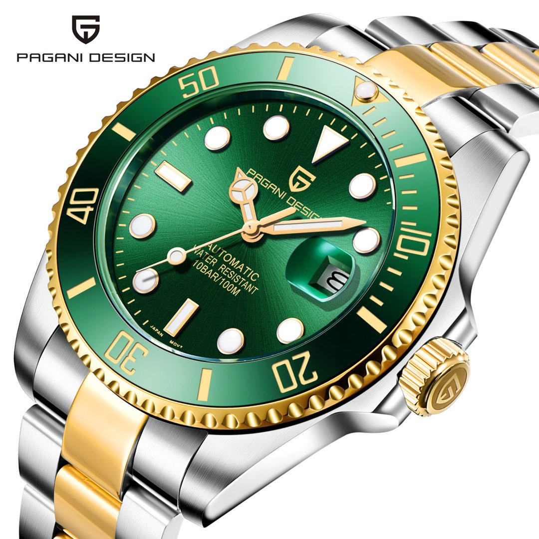 PAGANI ดีไซน์ PD1639 นาฬิกาอัต - Rolex Watch Submariner บทวิจารณ์และราคา