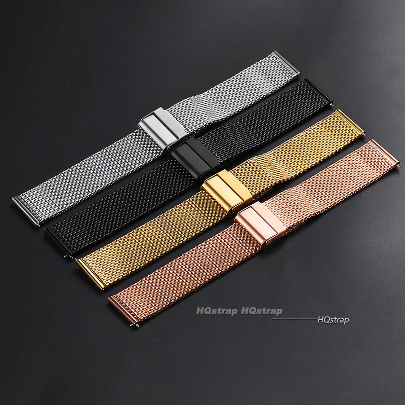 0.6 มม.1.0 มม.ตาข่าย Milanese  - Mesh Strap Metal บทวิจารณ์และราคา