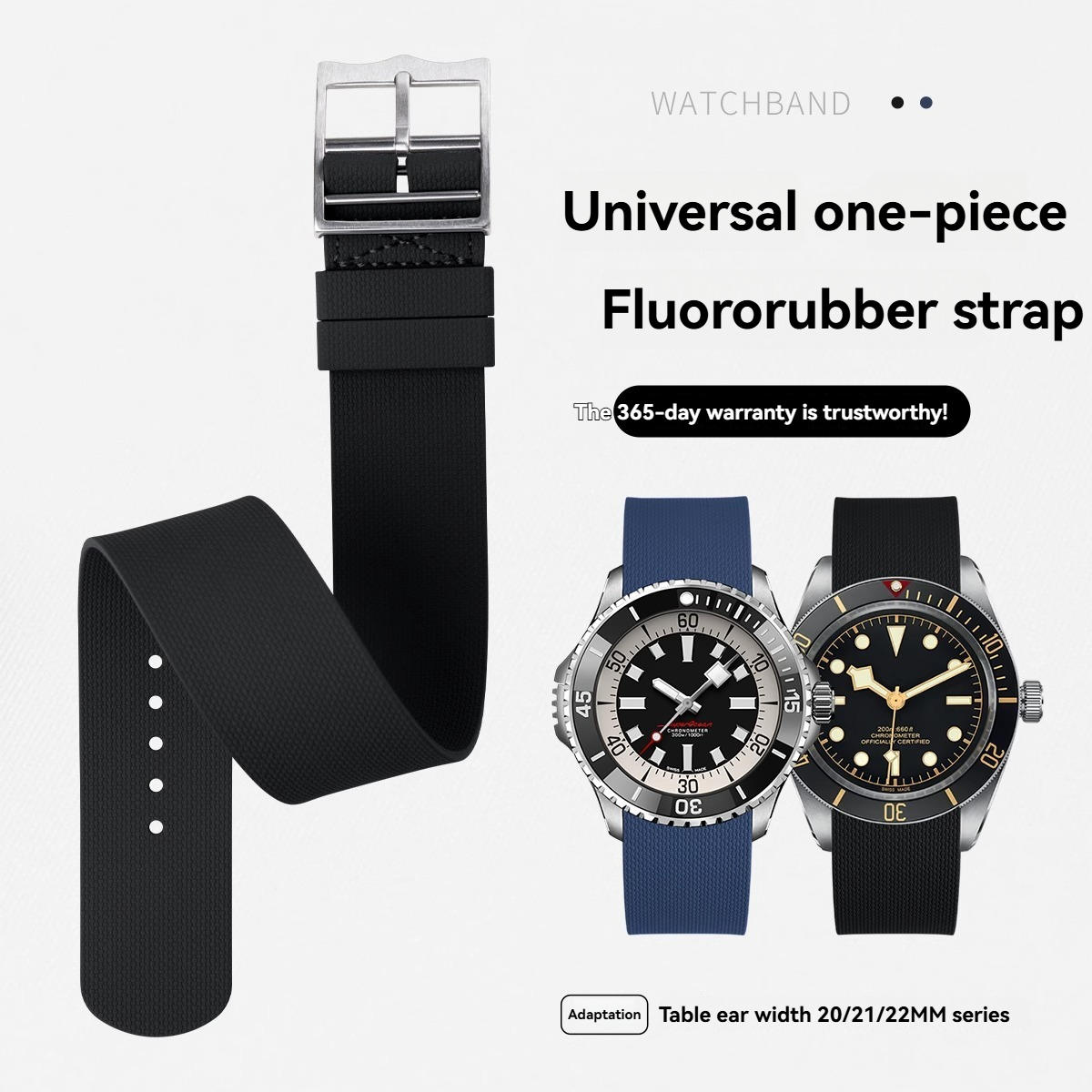 สายนาฬิกาอเนกประสงค์ 20 มม. 21 - Nato Strap Nylon บทวิจารณ์และราคา