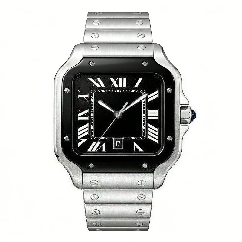 ใหม่หรูหราผู้ชาย'นาฬิกาควอทซ์ส - Cartier Watch Tank บทวิจารณ์และราคา