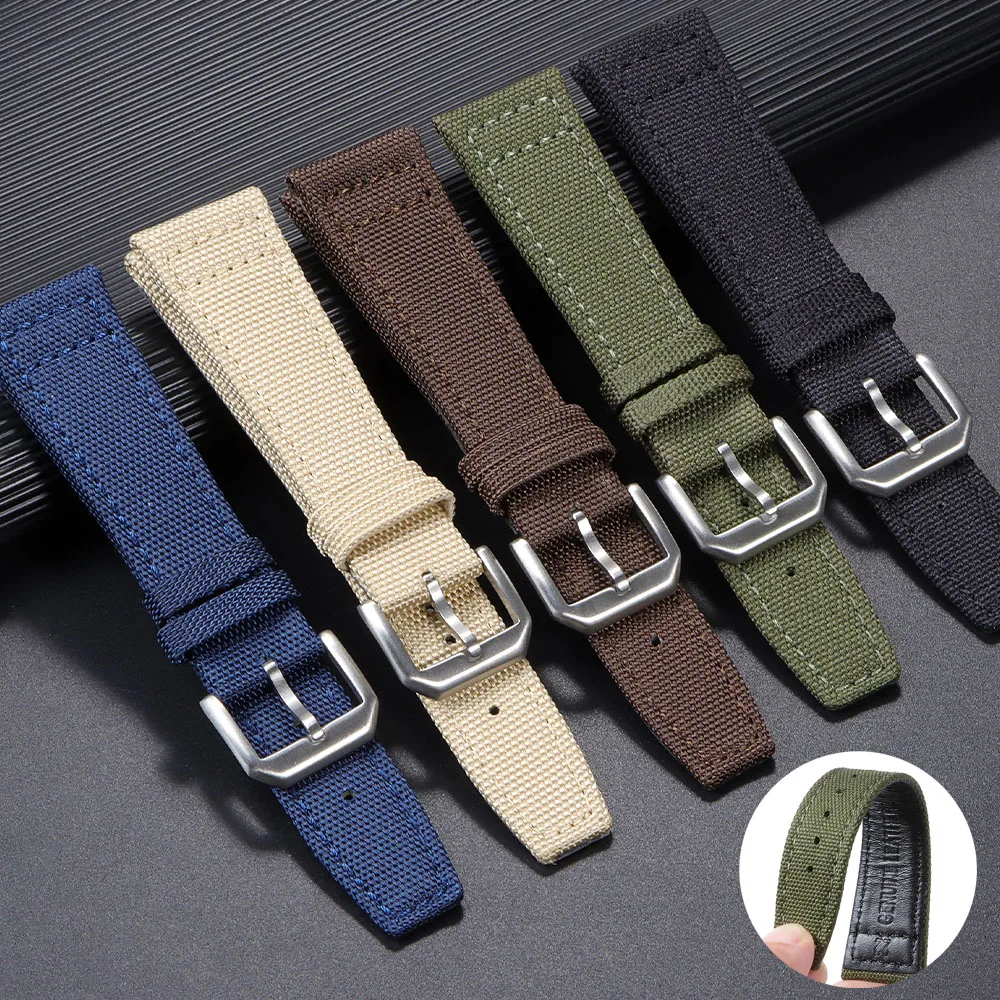 ผ้าใบไนลอนสําหรับนาฬิกา IWC PI - Canvas Strap Watch บทวิจารณ์และราคา