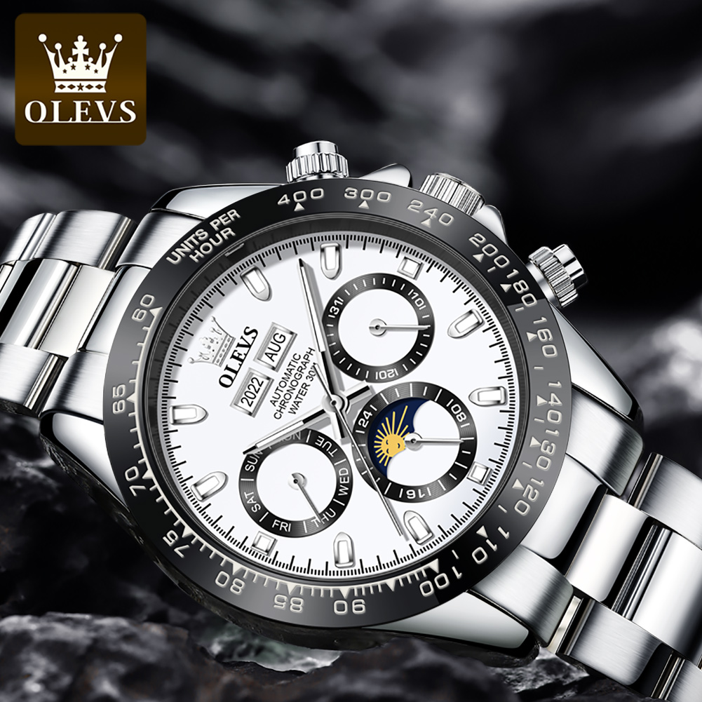 OLEVS 6654 Luxury Mens นาฬิกา  - Rolex Watch Submariner บทวิจารณ์และราคา