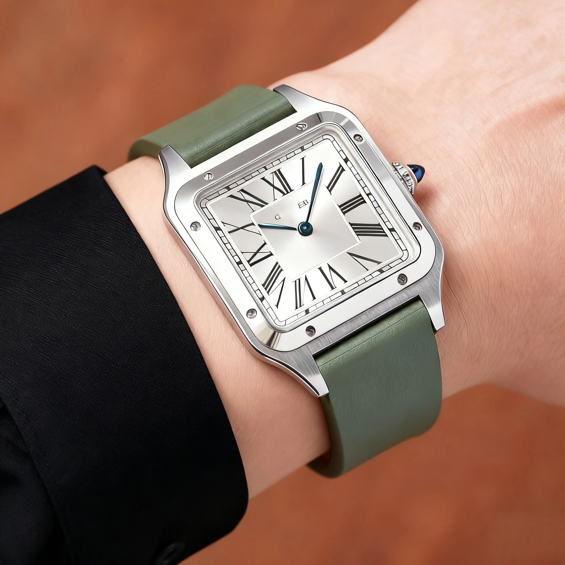 สายนาฬิกายาง FKM แบบปลดเร็ว ขน - Cartier Watch Tank บทวิจารณ์และราคา
