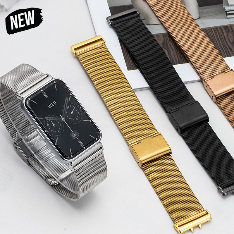 สายสแตนเลสสำหรับนาฬิกาซัมซุง ก - Mesh Strap Metal บทวิจารณ์และราคา