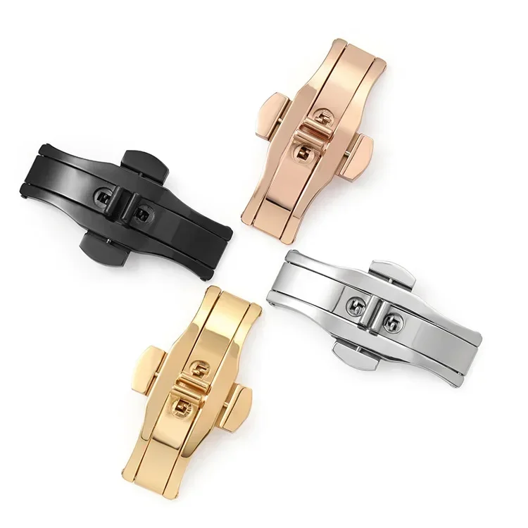สายนาฬิกาสแตนเลสแบบหัวล็อกอัตโ - Butterfly Clasp Deployant บทวิจารณ์และราคา